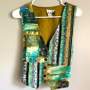Vintage/Late 70s colorful vest